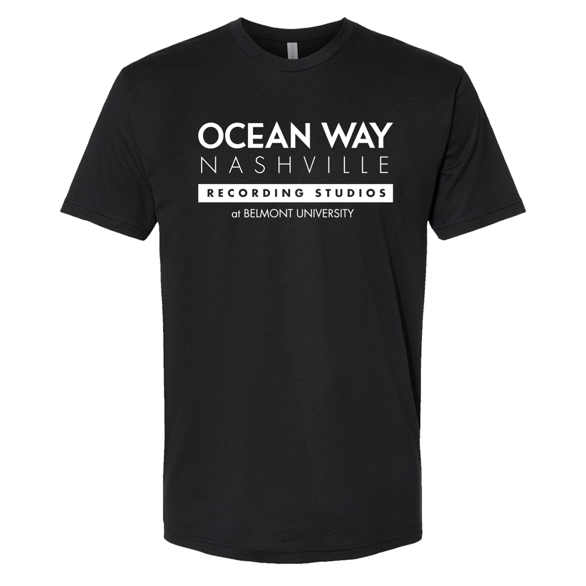 Ocean Way Large Logo Black T-shirt