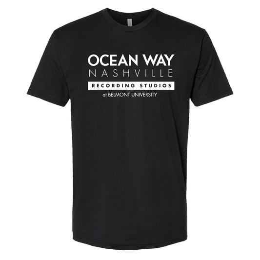 Ocean Way Large Logo Black T-shirt